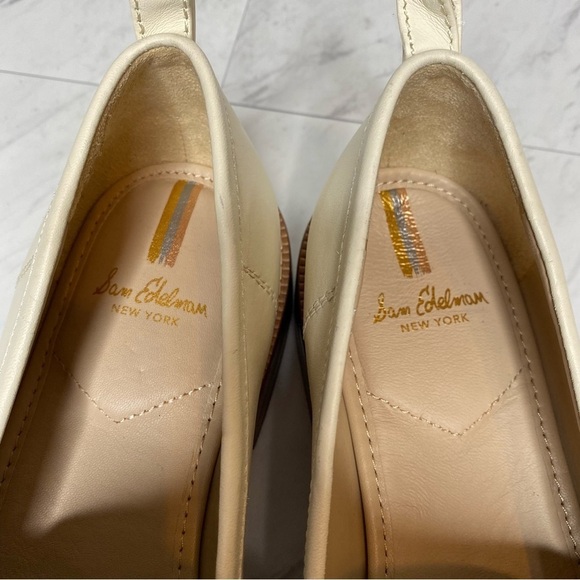 Sam Edelman Christy Ivory Leather Loafer 11M - Picture 11 of 13